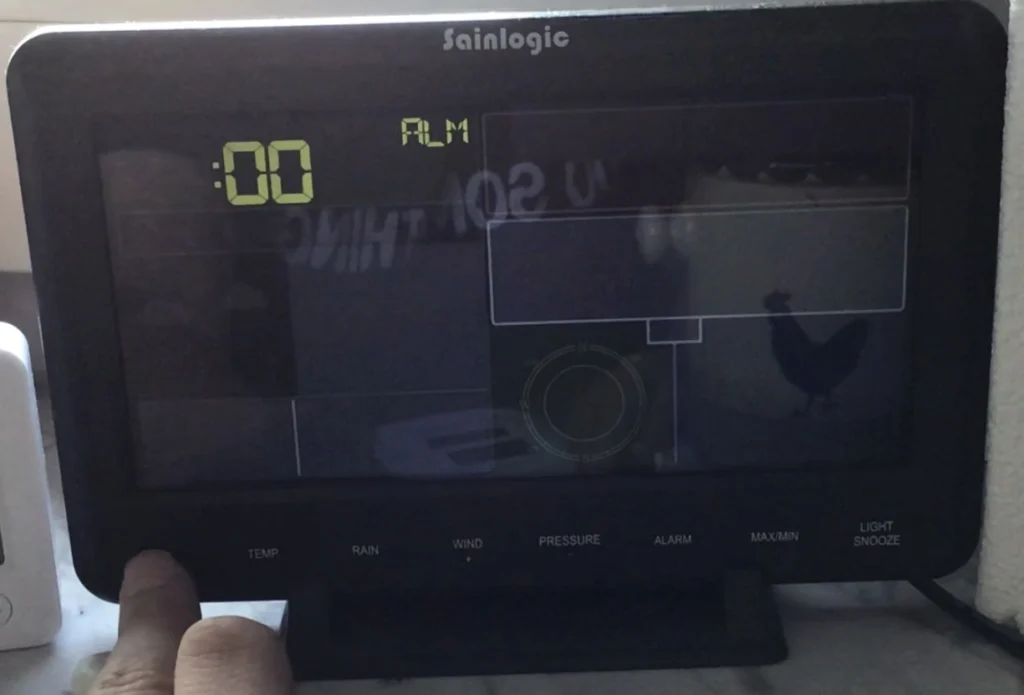 Wetterstation Alarm einstellen 04