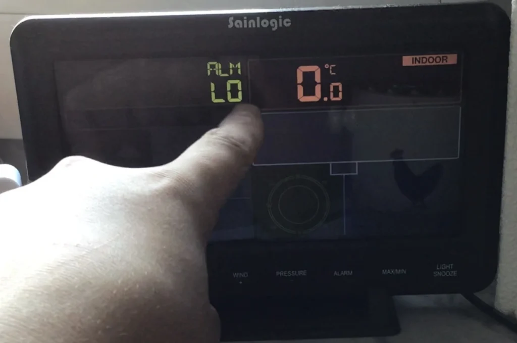 Wetterstation Alarm einstellen 06