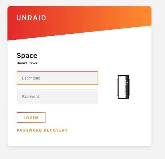 (1/8) Unraid Login